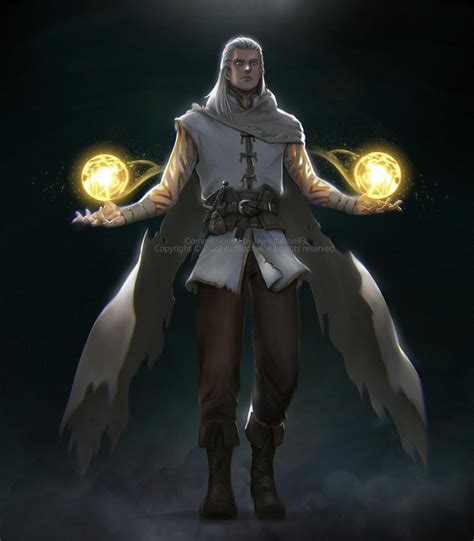 Oc Art Divine Soul Sorcerer Aasimar Protector Dnd Fantasy Character