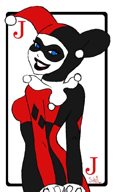 Harley Quinn The Jokers Card By Sebithelost On Deviantart
