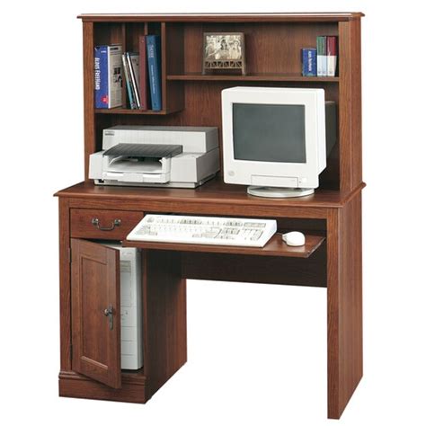 Sauder Camden County Traditional Planked Cherry Computer Desk In The