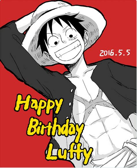 Happy Birthday Luffy One Piece