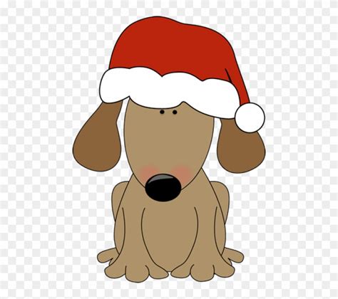 Free Png Download Cartoon Dog With Santa Hat Png Images Dog With