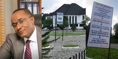 Photos Of Late Saint Obis Palatial Mansion Where He Paid Homage To His