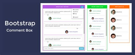 bootstrap comment box formget