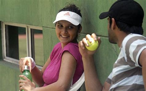 Indian Tennis Star Sania Mirza And Pakistan Cricketer Husband Shoaib