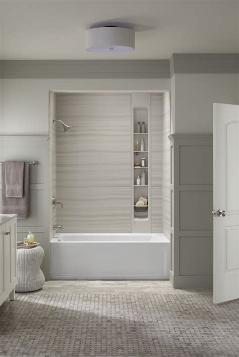 Bathing is made available without having to have assistance. Walk-In Shower or Shower-Tub Combo? | Kohler LuxStone ...