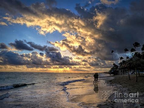 Punta Cana Sunrise Stroll Photograph By Jeff Breiman Pixels