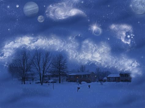 Winter Fantasy Background By Wdwparksgal Stock On Deviantart