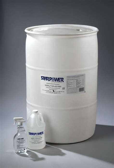 Starpower 55 Gallon Drum Includes Case Of 4 Empty 32 Oz Labeled