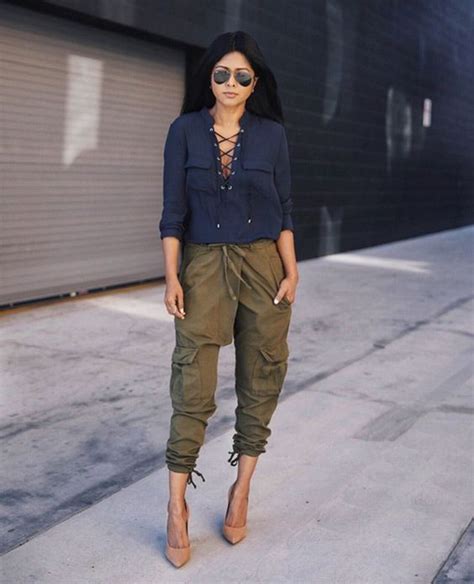 Https://tommynaija.com/outfit/cargo Pants With Heels Outfit