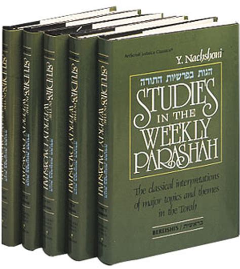 Studies In The Weekly Parashah 5 Volume Slipcased Set Torah Treasures