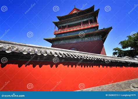 China Beijing Gate Tower Stock Image Image Of Wall Chinese 26582213