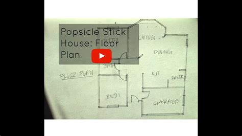 Check out our popsicle stick house selection for the very best in unique or custom, handmade pieces from our art objects shops. Popsicle Stick House: 1 Floor Plans - YouTube
