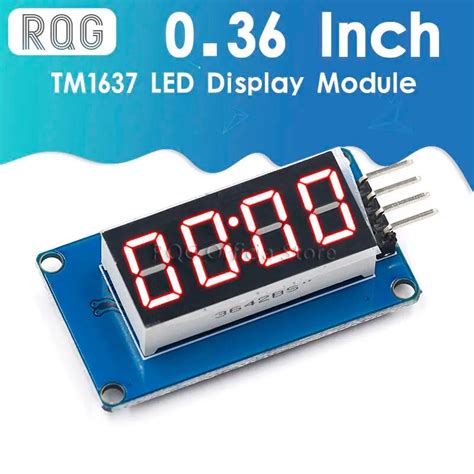 Tm1637 Led Display Module For Arduino 7 Segment 4 Bits 036inch Clock