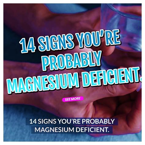 signs you re probably magnesium deficient 14 signs you re probably magnesium deficient by