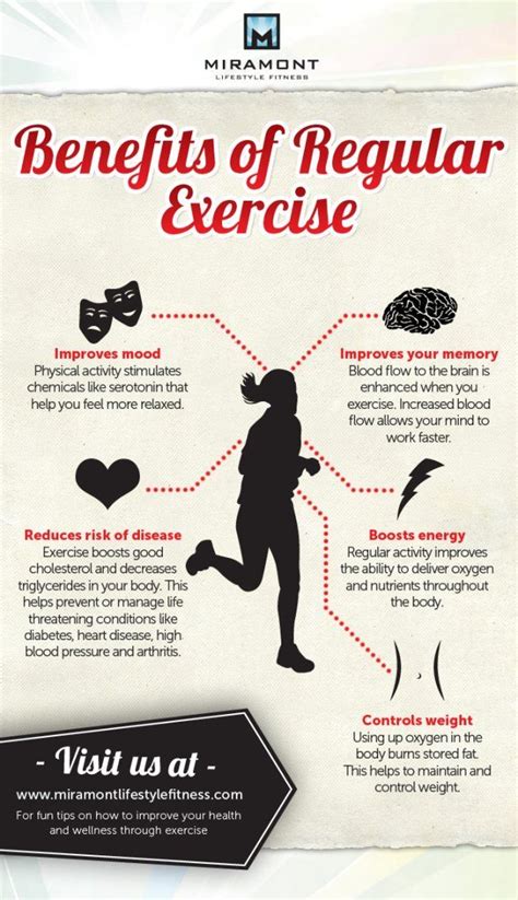 #Benefits of Regular #Exercise #Infographic. | Fitness ...