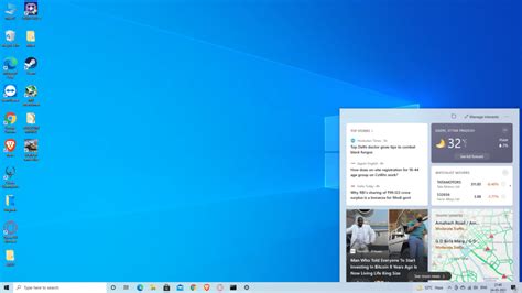 How To Remove The News And Interests Widget From Windows 10