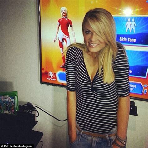 Erin Molan S Busty Footy Show Look Sparks Boob Job Rumours Daily Mail