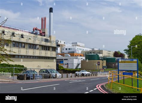 Buildings At The Rear Of Northampton General Hospital Uk Stock Photo