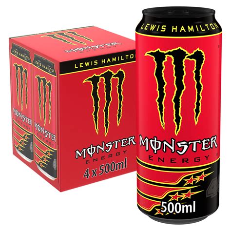 Monster Lewis Hamilton 44 Energy Drink 4 X 500ml Sports And Energy