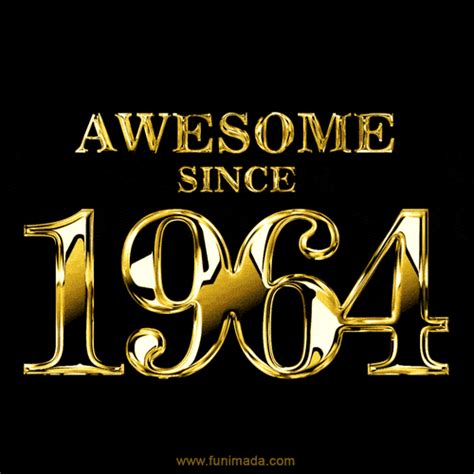 Happy Birthday 1964 Year Of Birth S