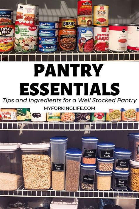 Pantry Essentials Tips For A Well Stocked Pantry Pantry Essentials