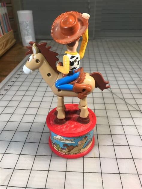 Vintage 1999 Mcdonalds Toy Story 2 Bullseye Woodys Round Up Candy