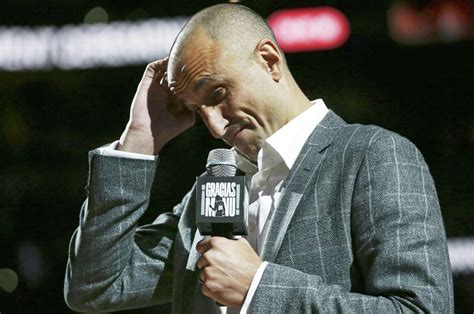 20 Photos That Capture The Emotion And Passion From Manu Ginobilis Jersey Retirement Ceremony
