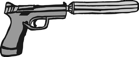 Download Free Download Transparent Pistol Comic Gun Png Clipart