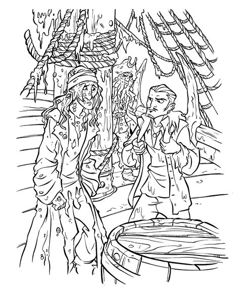 Pirates Of The Caribbean Pictures To Print And Colour Free Coloring Pages