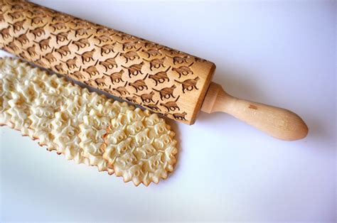 Custom Engraved Rolling Pins Imprint Patterns Into Cookie Dough — Colossal