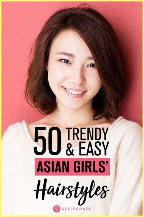 52 Trendy And Easy Asian Girls Hairstyles To Try Hair Color Asian