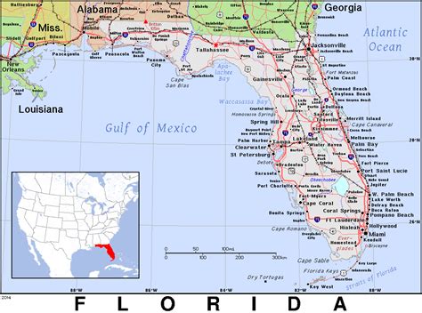 Fl · Florida · Public Domain Maps By Pat The Free Open Source