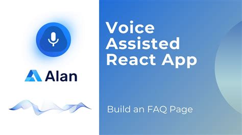 Voice Assisted React Faq App With Alan Ai And Chakra Ui