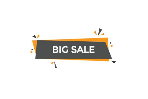 Big Sale Vectors Sign Level Bubble Speech Big Sale 24256311 Vector