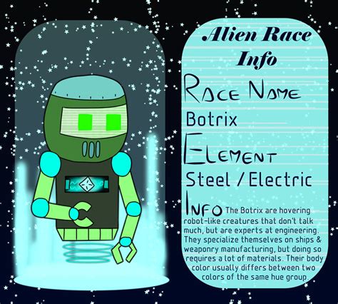 Alien Race Info Botrix By Fruit Tea3 On Deviantart
