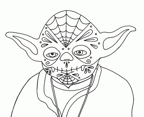 12 Pics Of Simple Yoda Coloring Pages Printable Star Wars Yoda