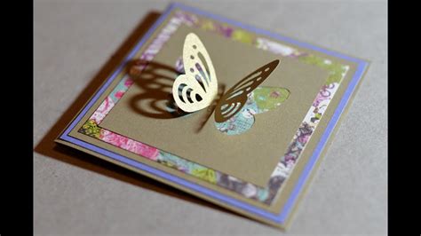 Maybe you would like to learn more about one of these? How to Make - Spring Greeting Card With Butterfly - Step by Step | Kartka Z Motylkiem - YouTube