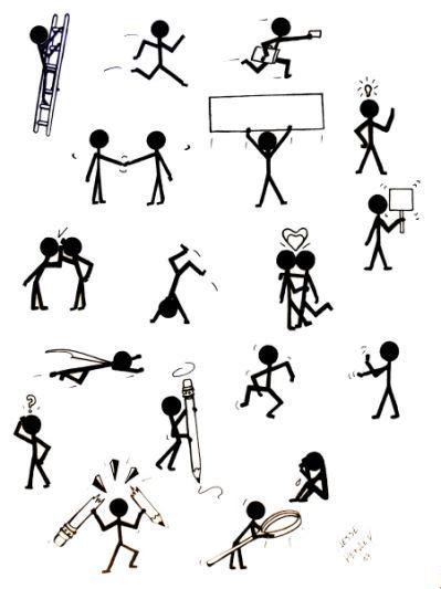 Stick Figure Concepts By Jessehenley Journal Doodles Art Journal Mini