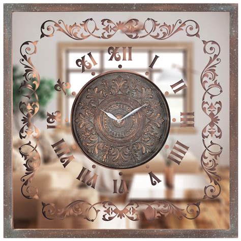 Copper Wall Clock Etsy Uk