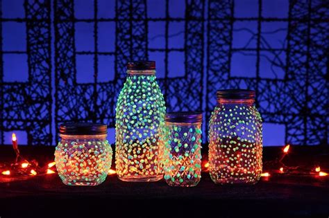 Glow Firefly Jars Tulip Color