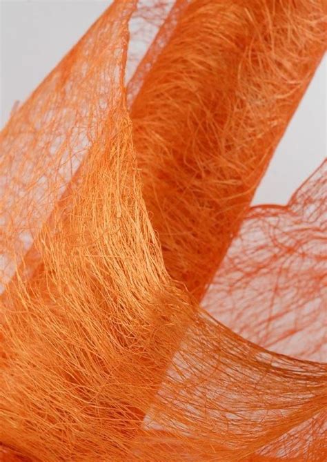 Abaca Fiber Orange Roll Natural 19in X 10 Yards Faerie Costume