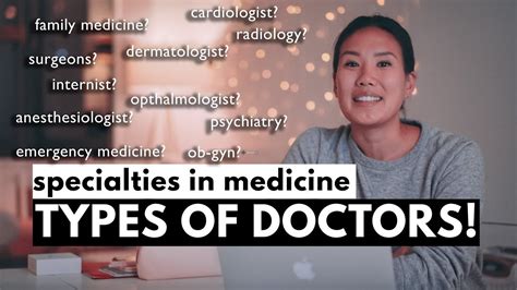 What Are The Different Types Of Doctors Specialties In Medicine Youtube