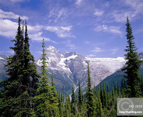 Mount Sir Donald Glacier National Stock Photo