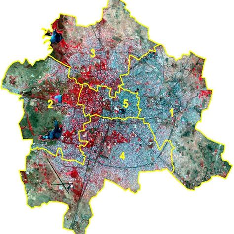 City Plan Map Of Nagpur India Source Nagpur Improvement Trust