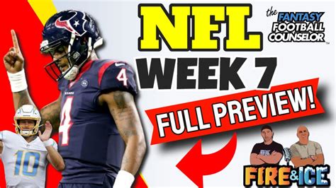 Nfl Week 7 Preview And Predictions 2020 Youtube