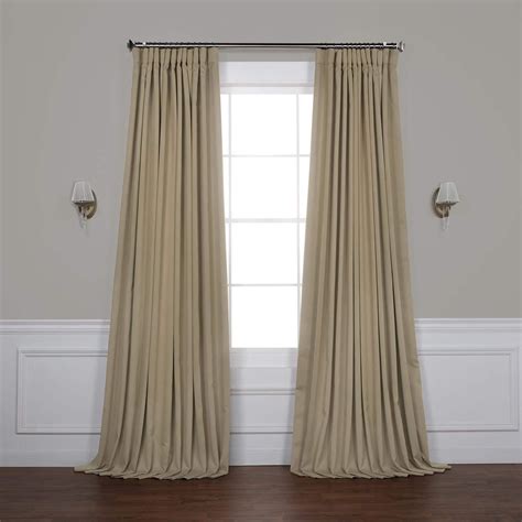 Exclusive Fabrics Extra Wide Thermal Blackout 108 Inch Curtain Panel