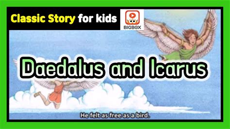 Daedalus And Icarus Traditional Story Classic Story For Kids