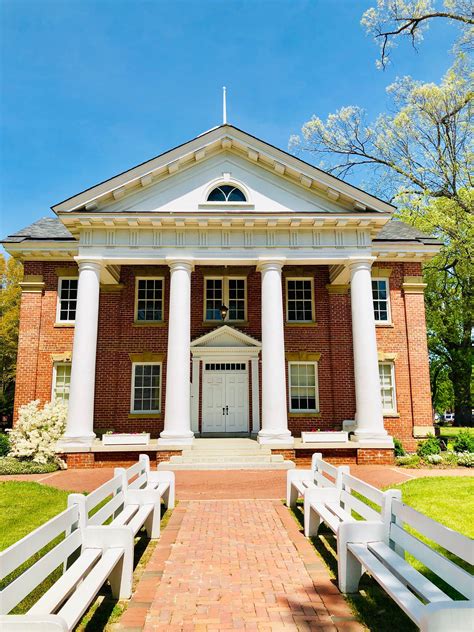 Entryway Of Historic Chesterfield County Courthouse In Chesterfield