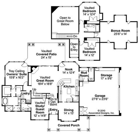 Tillamook 30 519 Floor Plan From Associated Designs Craftsman Style