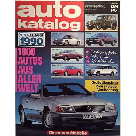 Auto Katalog Modelljahr Aikakauslehti Autot